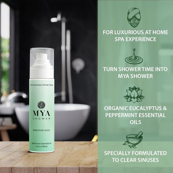 Breath Easy Aromatherapy Shower Mist Spray - Picture 2 of 7